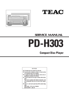 Teac PD-H303-Service-Manual 